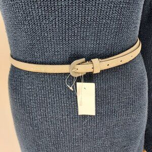 LOFT BEISE GOLD SHIMMERING BUCLE CLOSURE BELT SIZE: S NWT